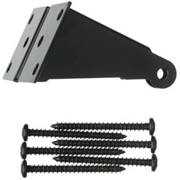 Wright Products V1020RJBBL Door Jamb Repair Brackets, Black
