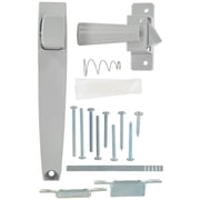 Wright Products Push-Button Screen Door Latch, Aluminum, for Out-Swinging Wood and Metal Doors