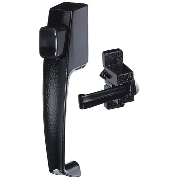 Wright Products V398BL Tie-Down Push Button Handle 1-1/2", Black