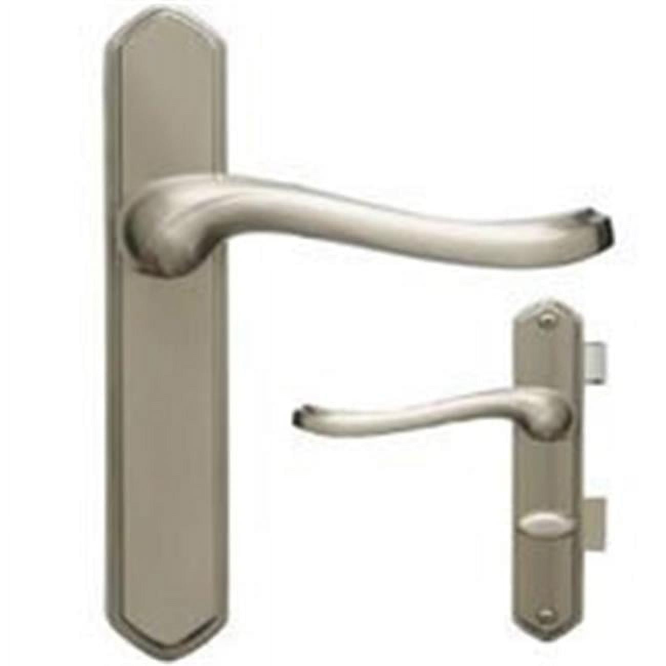 Satin Nickel Brass Surface Mount Door Latch Set