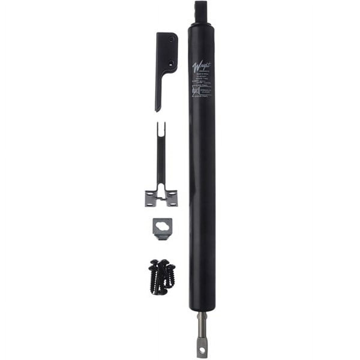 Black Hydraulic Screen/Storm Door Closer with Adjustable Speed