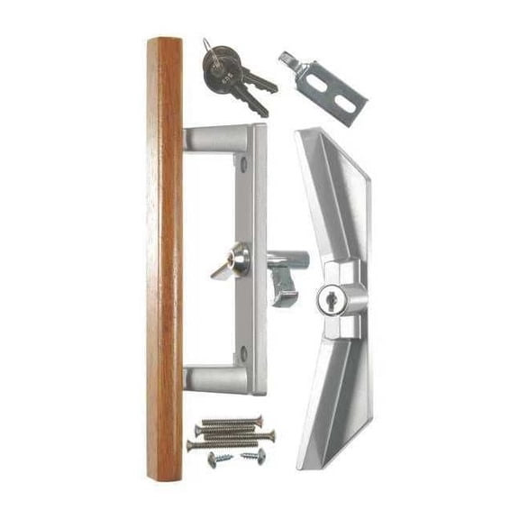 Wright Products Keyed Patio Door Latch, Aluminum VK1104