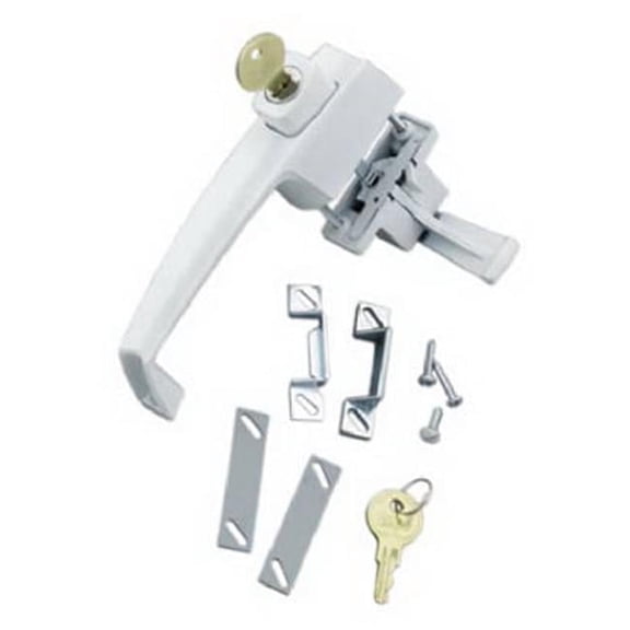 HAMPTON PRODUCTS-WRIGHT White Keyed Button Latch VK333X3WH