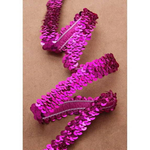 Wright S 7/8" Tr Strch Sequins Fsa 8 Yds