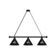 thumbnail image 1 of Wright State University 3 Shade Billiard Light with Black Fixture, 1 of 2