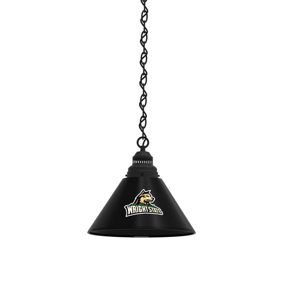 Wright State University Pendant Light with Black Fixture