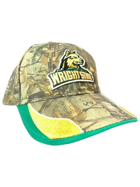 Wright State University Raiders NCAA Outdoor Camo Adjustable D-Fit Strap Hat