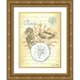 thumbnail image 1 of Wright, Sydney 15x18 Gold Ornate Wood Framed with Double Matting Museum Art Print Titled - Under The Sea III, 1 of 4