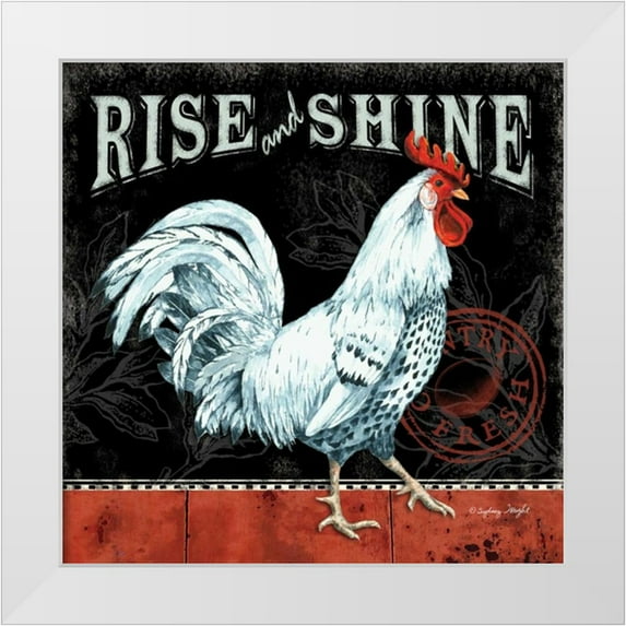 Wright, Sydney 20x20 White Modern Wood Framed Museum Art Print Titled - Rise and Shine