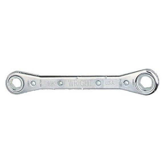 Wright Tool 12 Point Ratcheting Box Wrench, 3/8-in x 7/16-in, 5-1/2-in L - 1 EA (875-9382)