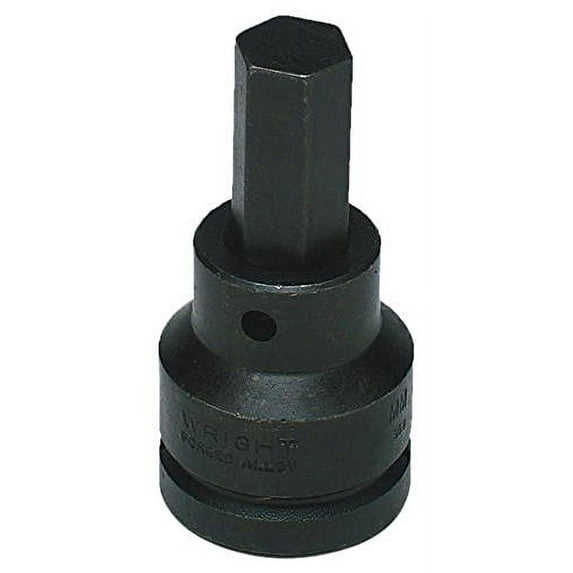Wright Tool 3/4" Dr. Impact Hex Bit Sockets, 3/4 in Drive, 22 mm Tip - 1 EA (875-62-22MM)
