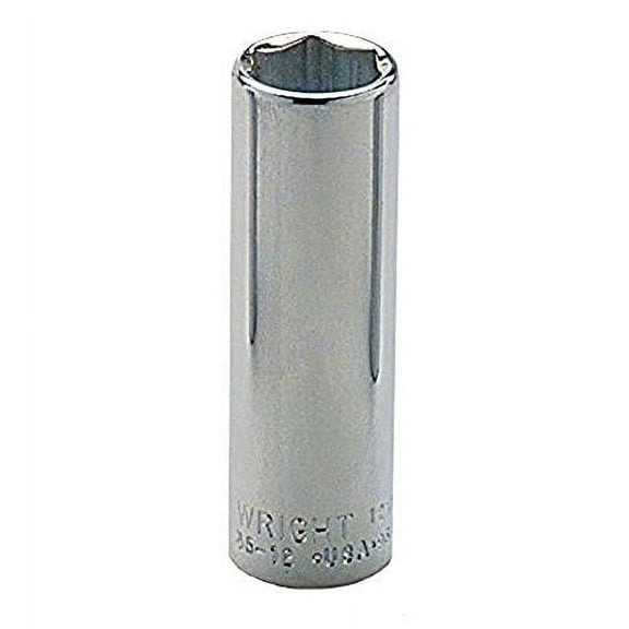 Wright Tool 3/8" Dr. Deep Sockets, 3/8 in Drive, 8 mm, 6 Points - 1 EA (875-35-08MM)