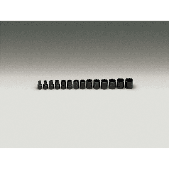 Wright Tool 3/8"Dr 6PtStdImpMM Skt Set 14P