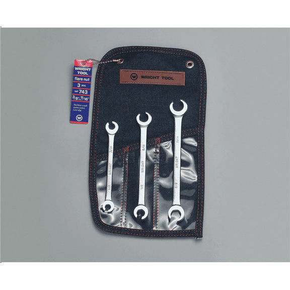 Wright Tool 6Pt Flare Nut Set 3Pc