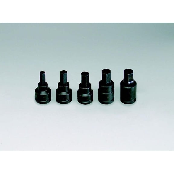 Wright Tool 5 Piece Metric Impact Hex Bit Socket Sets, 3/4 in - 1 SET (875-607)
