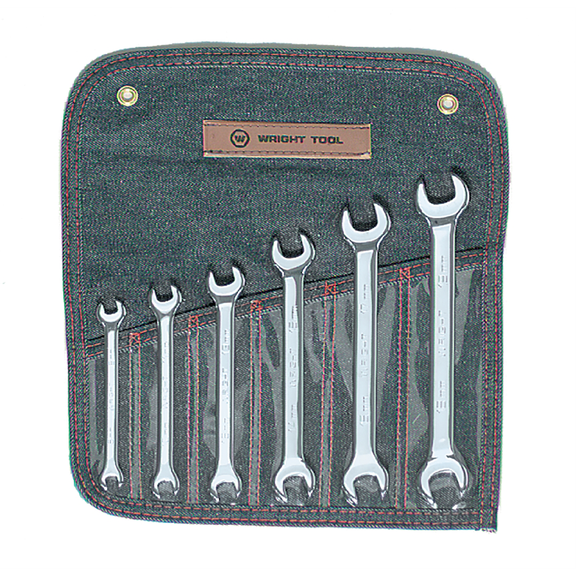 Wright Tool Wrench Set -Pol Open-End 6Pc