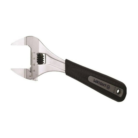 Wright Tool 8 In Adjustable Wrench With Slim Jaw, Extra Wide Capacity