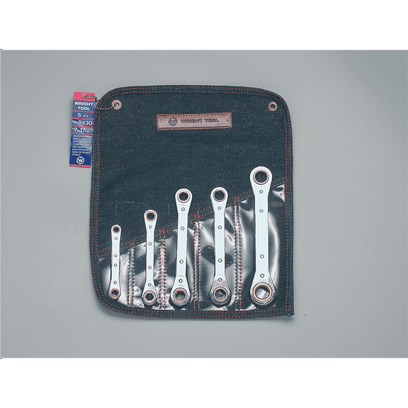 Wright Tool 12Pt RvRat Bx Wr Set Str 5Pc
