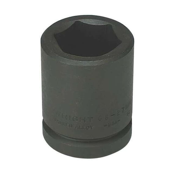Wright Tool 3/4 in Drive, 36mm Size, 6 pt, Metric Socket, 6 Points 68-36MM