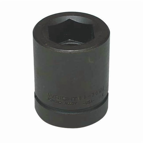 Wright Tool 1" Dr, 36mm Size, Metric Impact Socket, 6 Pts 88-36MM