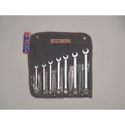 Wright Tool 7 Pc. Full Polish Combination Wrench Set 3/8 In. To 3/4 In. 12 Pt