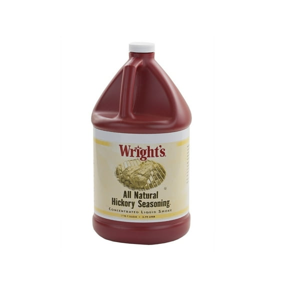 Wright's All Natural Concentrated Hickory Seasoning (Liquid Smoke) 1 Gallon Bottle