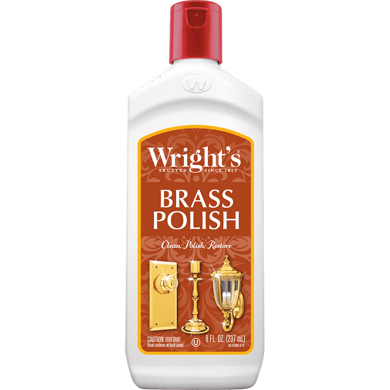 Wright's Brass Cleaner & Metal Polish, 8 oz