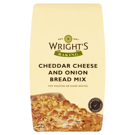 Wright's Cheddar Cheese & Onion Bread Mix For Machine Or Hand Baking ...