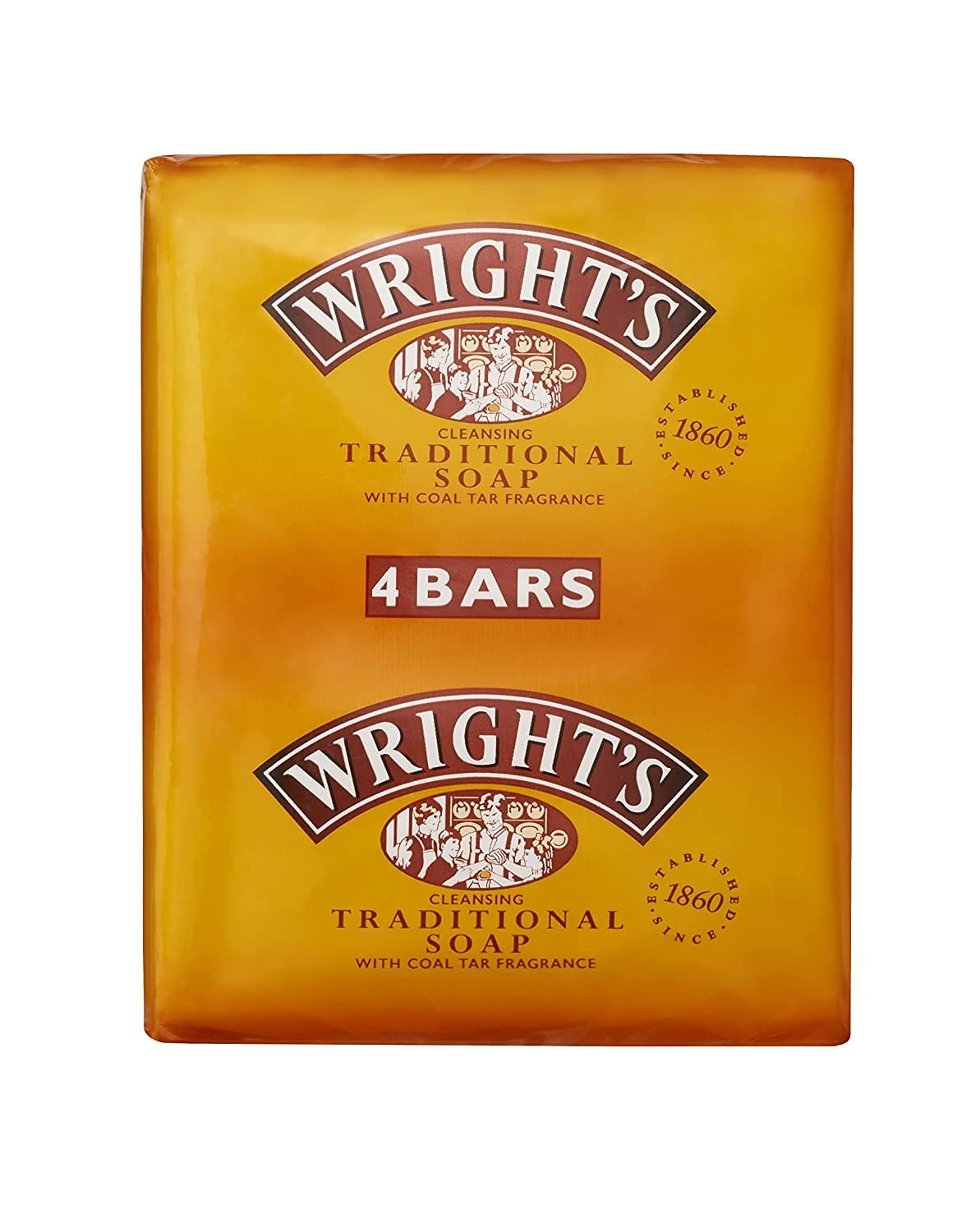 Wright's Coal Tar Soap ZS23 4 pack
