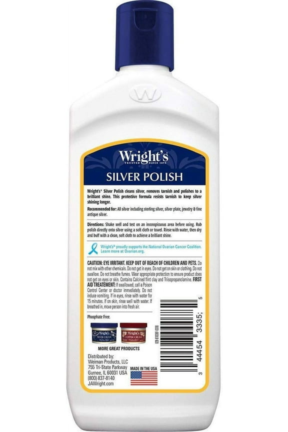 Silver Polish Cleaner - Ammonia-Free, Jewelry, Antique - 2 Pack