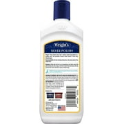 WRIGHT'S Silver Cleaner and Polish - 7 Ounce 2 Pack Ammonia-Free - Use on Silver, Jewelry, Antique Silver