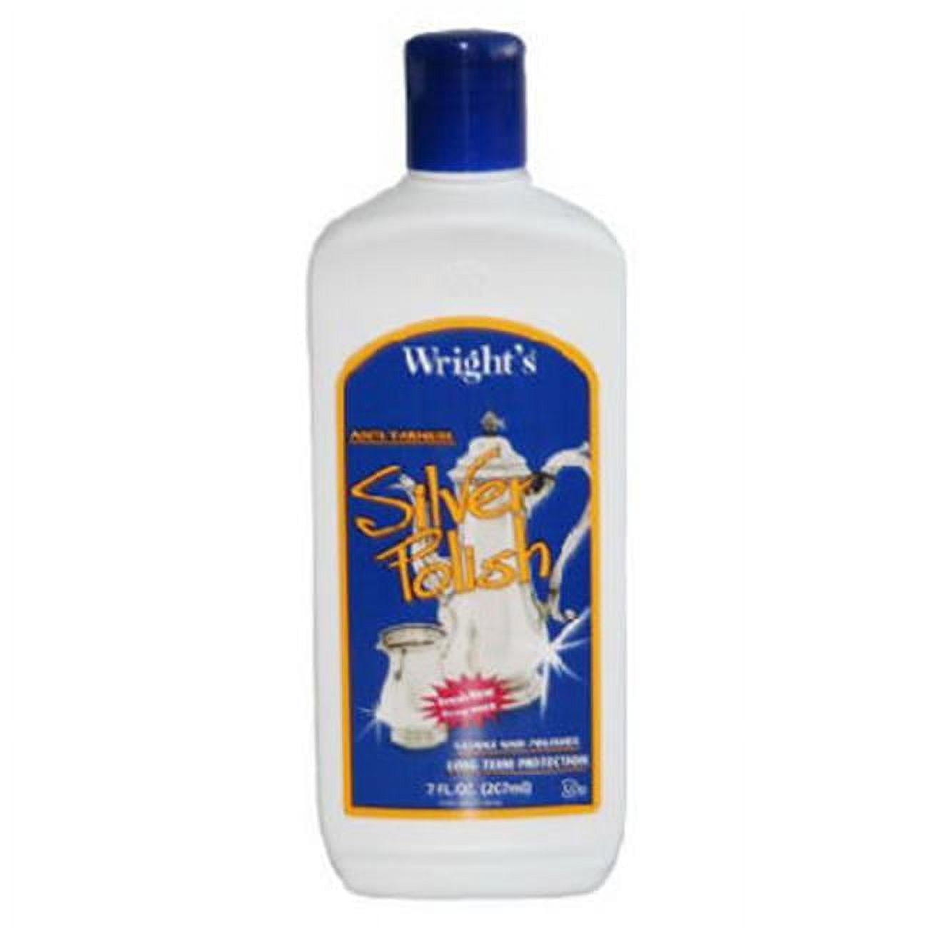 WRIGHTS - SILVER CREAM - Polish - CLEANS Shines and RESTORES - 8