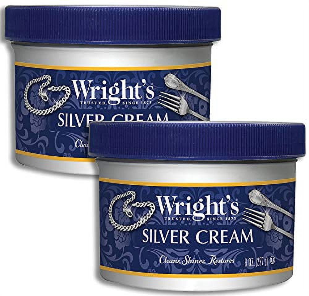 Wright's Silver Cream – 8oz  How to clean silver, Tarnish remover,  Cleaning clothes
