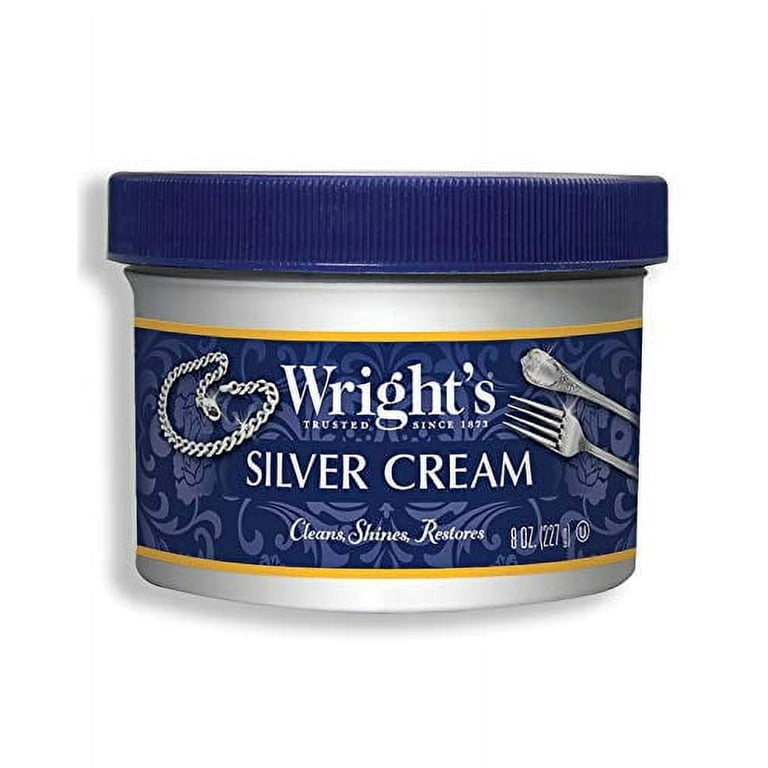 Wright's Silver Polishing Cream, Tarnish Remover for Silver
