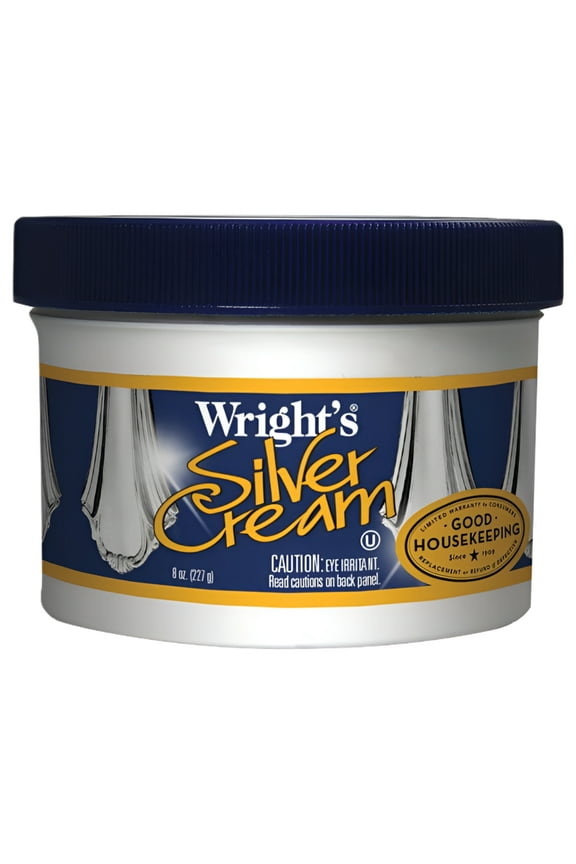 Silver Cleaner and Polish Cream - 8 Oz
