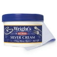 thumbnail image 1 of Wright's by Weiman  Silver Polishing Cream, 8 Oz with Metal Polishing Cloth Included, 1 of 8