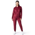 thumbnail image 1 of Wright's Women's Plush Velour Hoodie & Jogger Tracksuit Set, S-4X, 1 of 9