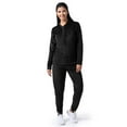 thumbnail image 1 of Wright's Women's Plush Velour Hoodie & Jogger Tracksuit Set, S-4X, 1 of 6
