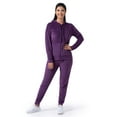 thumbnail image 1 of Wright's Women's Plush Velour Hoodie & Jogger Tracksuit Set, S-4X, 1 of 6