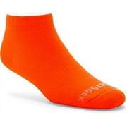 WrightSock Coolmesh II Double Layer Sock Low Cut, Neon Orange - Small