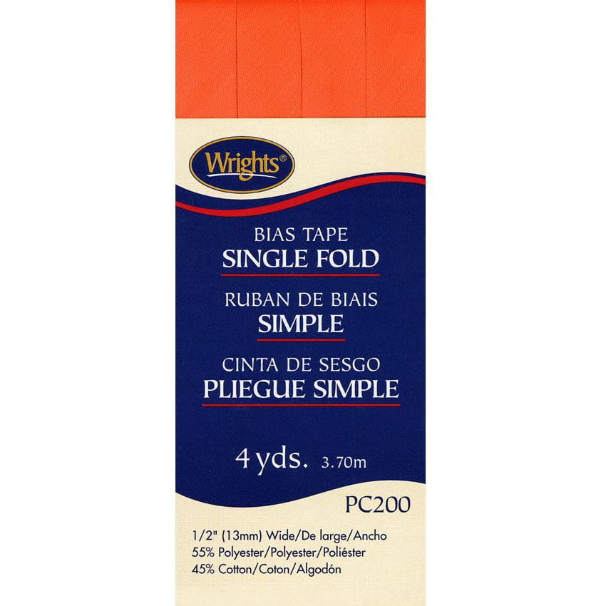 Wrights Cool Cucumber Double Fold Quilt Binding - 7/8 Inch X 3 Yards, Polyester/Cotton Bias Tape