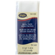 Wrights 1 7/8" White Hem Facing, 2.5 yd