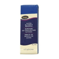 Wrights 2" Lapis Blue Blanket Binding, 4.75 yd Polyester Sewing Trim