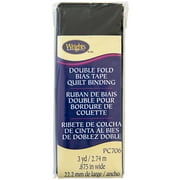 Wrights 7/8 Black Quilt Binding, 3 yd