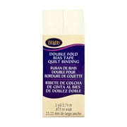 Wrights 7/8" Oyster Quilt Binding, 3 yd