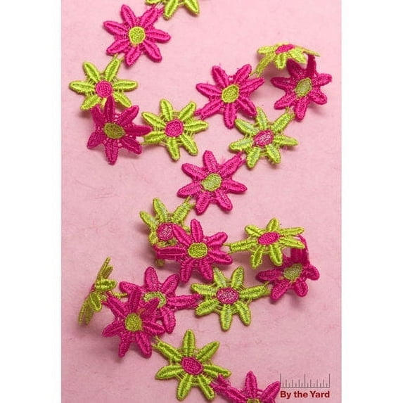 Wrights 7/8"x8 Yd Venice Daisy