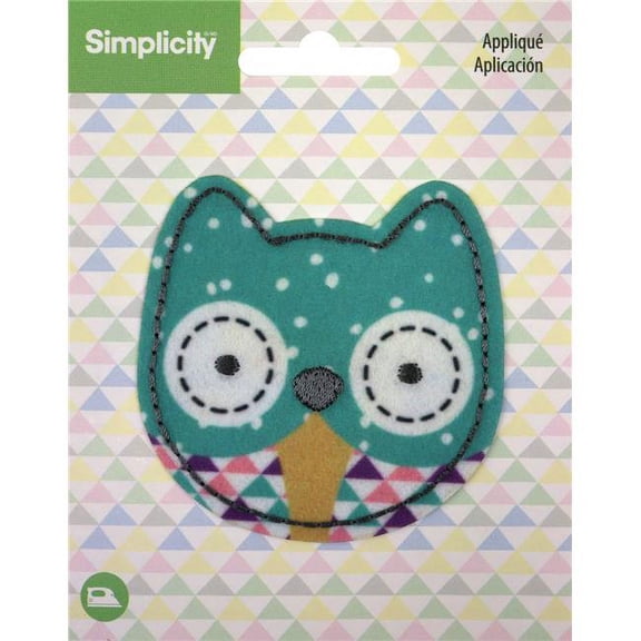 Wrights Baby Iron-On Applique-Owl