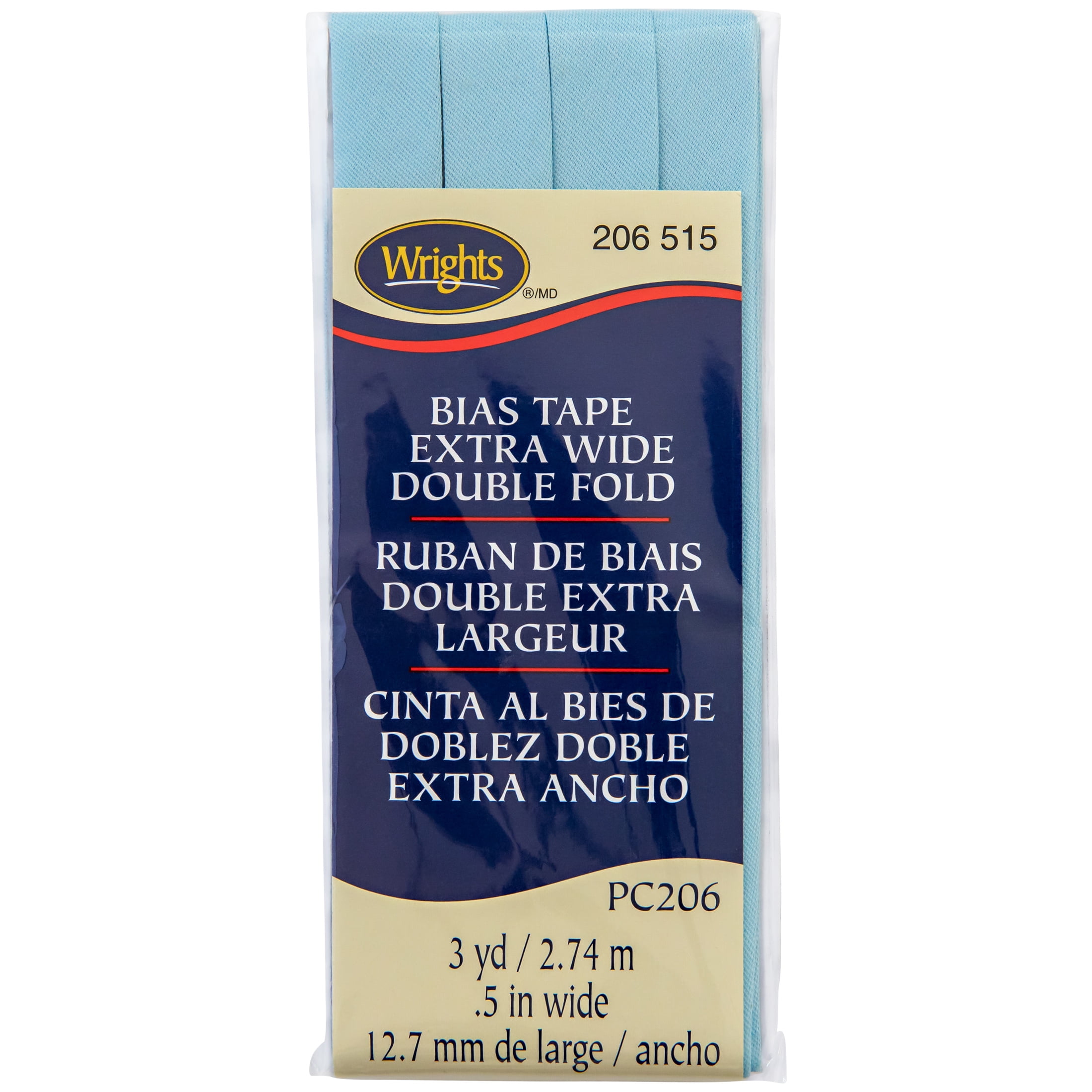 Cinta De Bies De Doble Pliegue De 1/4 Pulgadas, Cinta De Encuadernación Al Bies De Doble Pliegue, 18 Yardas Por Rollo Para Manualidades, Costura, Dobladillo, Ribetes, Acolchado (10 Colores Por Paquete