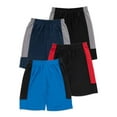 thumbnail image 1 of Wrights Boys 4-18 & Husky Recycled Athletic Shorts, 4-Pack, 1 of 6