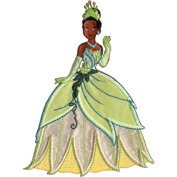 Wrights Disney Iron-On Applique, 4-3/4" X 3-3/4", Princess